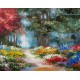 Рисуване по Номера (пълен комплект) - Цветната поляна до гората