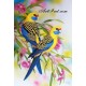 Рисуване по Номера (пълен комплект) -Пъстри канарчета сред цветята