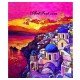 Рисуване по Номера (пълен комплект) - Залез над Закинтос, Гърция