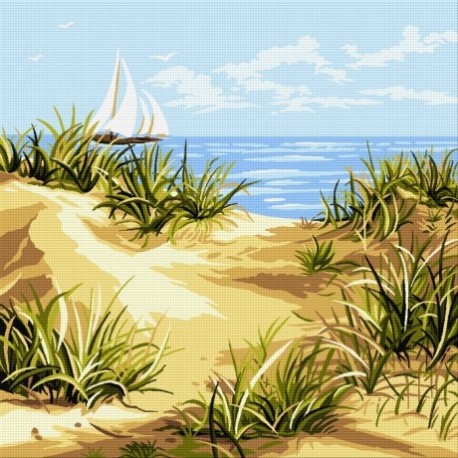 Гоблен щампа Дивия плаж