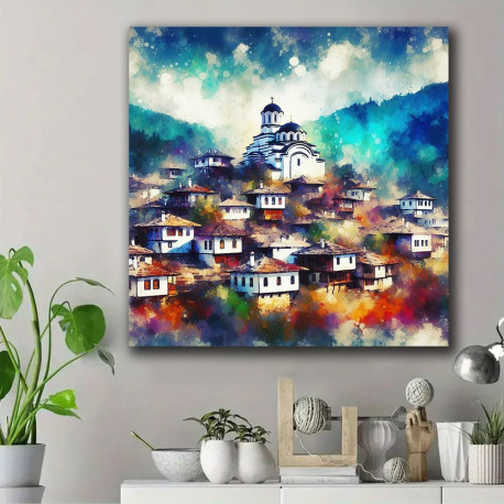 Картина ХРАМЪТ НА ХЪЛМА