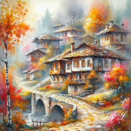Картина СТАРИТЕ ПЪТИЩА