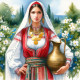 Рисуване по номера - МАРИНА ОТИВА ЗА ВОДА 40х40 см.