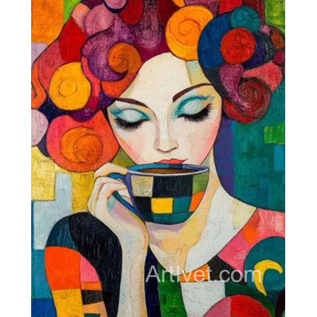 Рисуване по номера - ЦВЕТОУСЕЩАНЕ