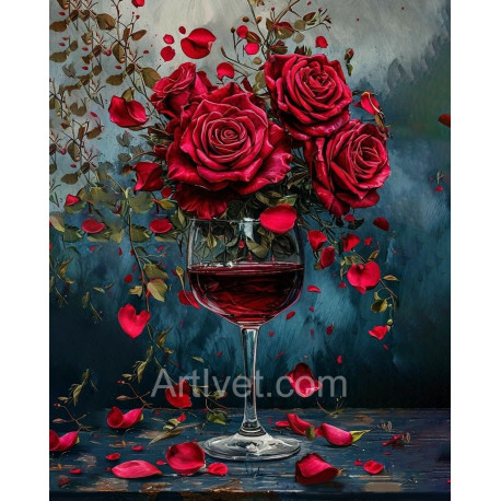 Рисуване по номера - ЧАША ПЪЛНА С АРОМАТ