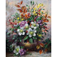 Рисуване по номера - БУКЕТ С ЦВЕТЯ - ДИВНА