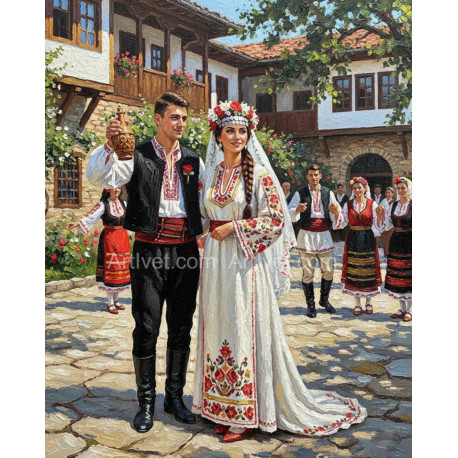 Рисуване по номера - СВАТБА