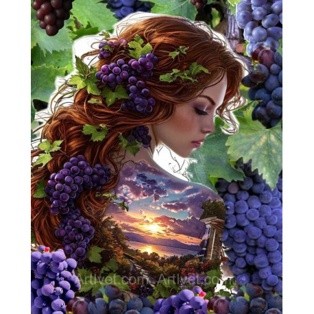 Рисуване по номера - ДУХЪТ НА ЛОЗАТА