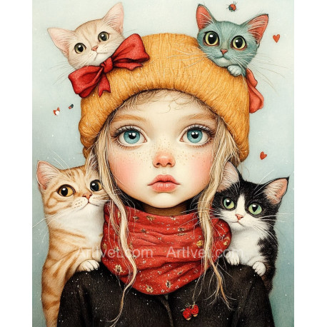 Рисуване по номера - КОТКОМАНИЯ