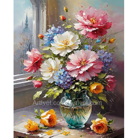 Рисуване по номера - АРОМАТЪТ НА ИЗГРЕВА