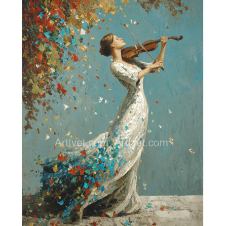 Рисуване по номера - МЕЖДУ ДЪХА И ТИШИНАТА