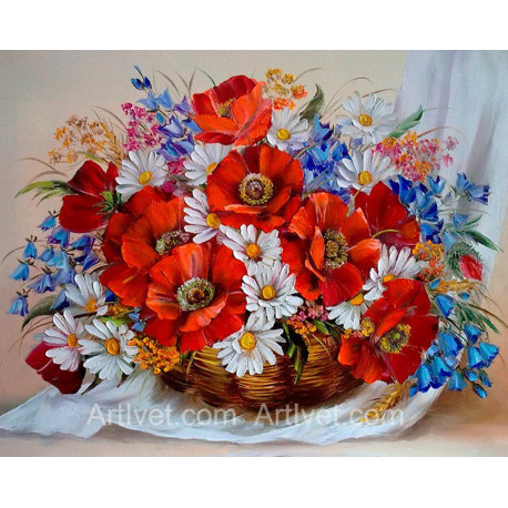 Рисуване по номера - ПЕСЕНТА НА ВЕНЧЕЛИСТЧЕТАТА