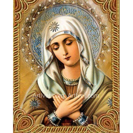 Рисуване по номера - СВЕТАТА ДЕВА - СЛЪНЧЕВИ ЛЪЧИ