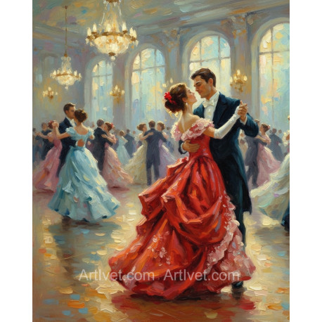 Рисуване по номера - БАЛ - ТАЙНА ЛЮБОВ