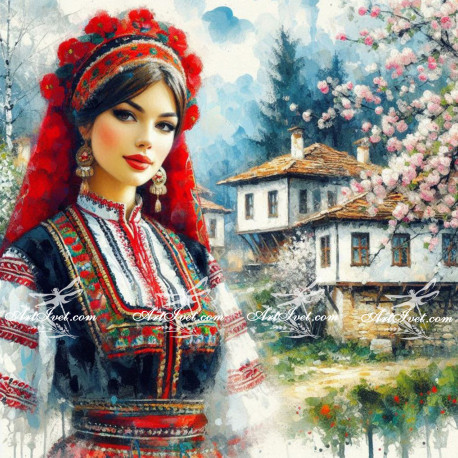 Рисуване по номера - ГИЗДАВА ЮЛИЯ 40х40 см.