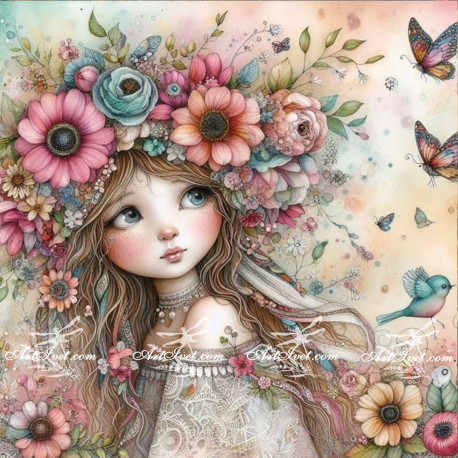 Рисуване по номера - НА КЪДЕ ОТИВАТ ПЕПЕРУДИТЕ 40х40 см.