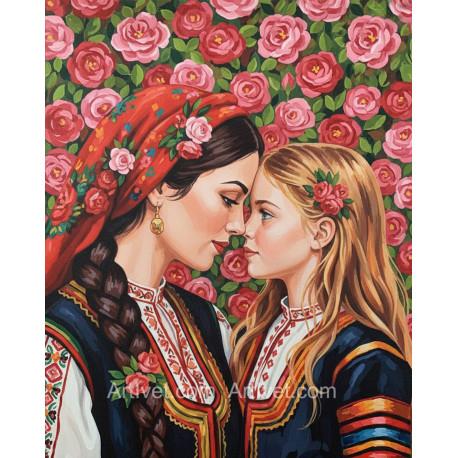 Рисуване по номера - МАЙЧИНО ОРИСВАНЕ