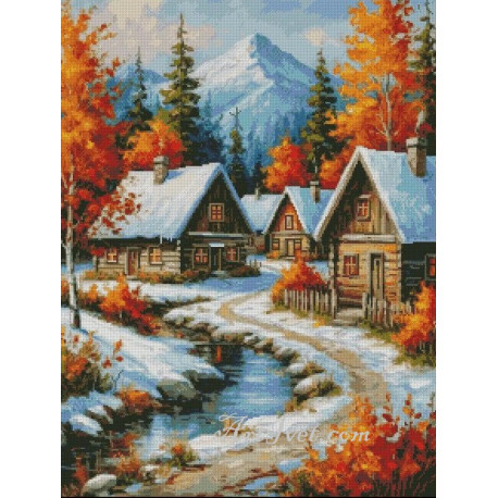 Гоблен ПОДРАНИЛА ЗИМА