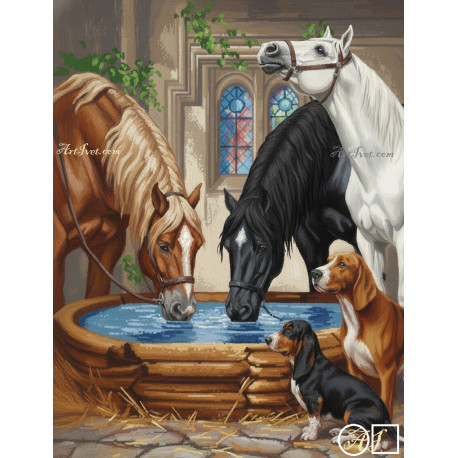 Диамантен гоблен СПОКОЕН МИГ В ОБОРА