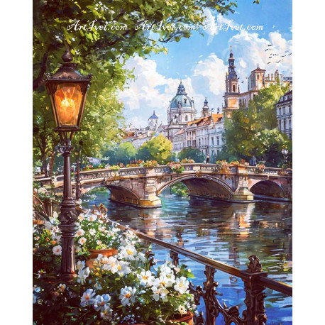 Рисуване по номера - ЛЯТО В ЖЕНЕВА