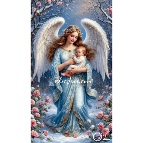 Диамантен гоблен – МИЛУВКАТА НА АНГЕЛА