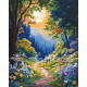 Рисуване по номера - ПЪТЕКА ПРЕЗ ГОРСКИТЕ ШУБРАЦИ - 40х50см.
