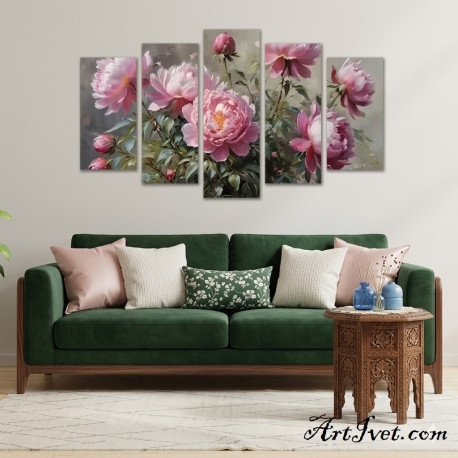 Елмазено пано РОЗОВИ БОЖУРИ