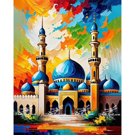 Рисуване по номера - ХИЛЯДА И ЕДНА НОЩ - 40х50см.