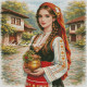 Гоблен ДЕВОЙКА С МЕНЧЕ